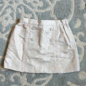 Janie and Jack Cream Mini Skirt